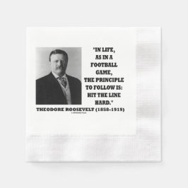 Guardanapo De Papel Jogo de Futebol da Vida de Theodore Roosevelt Acer