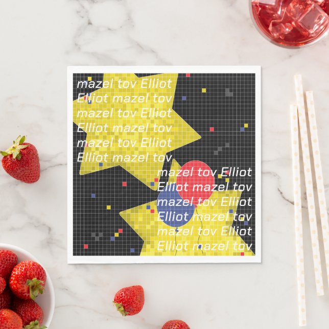 Guardanapo De Papel Jogo Do Bar Mitzvah Em Napkins (Insitu)