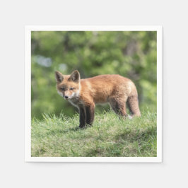 Guardanapo De Papel Jogo do Fox vermelho