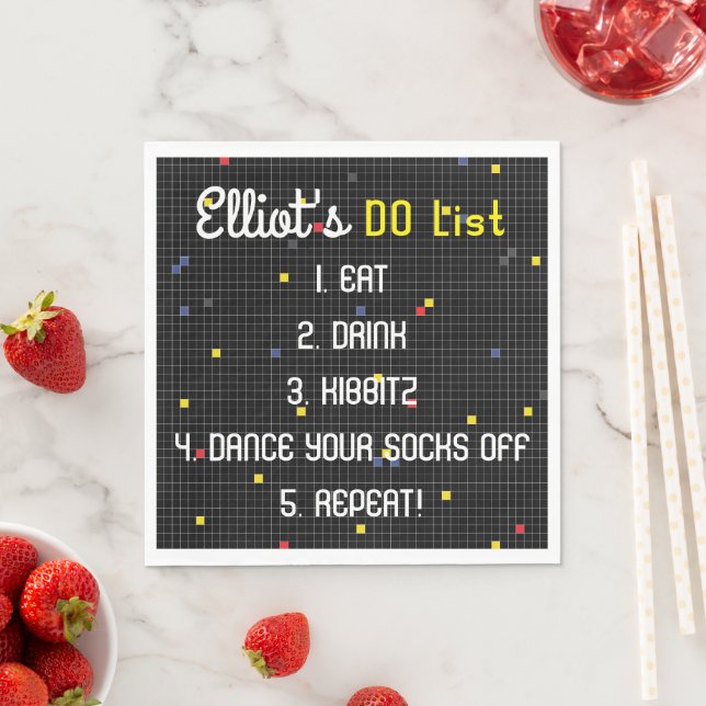 Guardanapo De Papel Jogo Mitzvah do Bar Bat (Insitu)