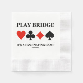 Guardanapo De Papel Jogue Bridge É Um Jogo Fascinante Naipes