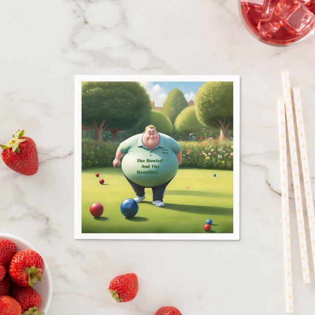 Guardanapo De Papel Jolly Lawn Bowler Man, (Insitu)