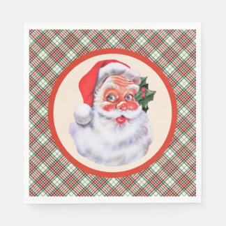 Guardanapo De Papel Jolly Santa Claus - Documento da Festa de Natal