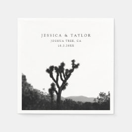 Guardanapo De Papel Joshua Tree Casamento Personalizado Foto Cocktail
