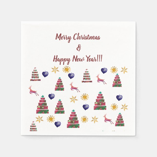 Guardanapo De Papel Joy de inverno (Frente)