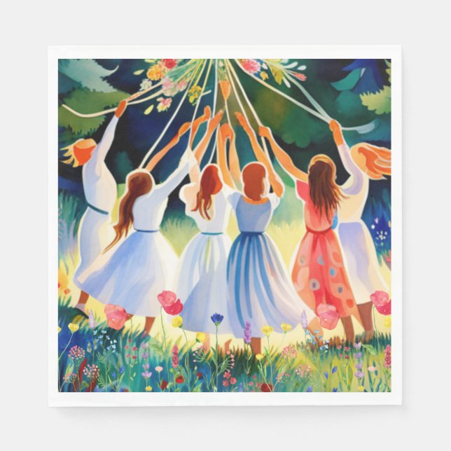 Guardanapo De Papel Joy de Verão (Frente)