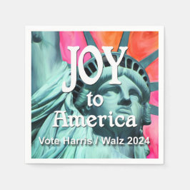 Guardanapo De Papel Joy para America Harris Walz