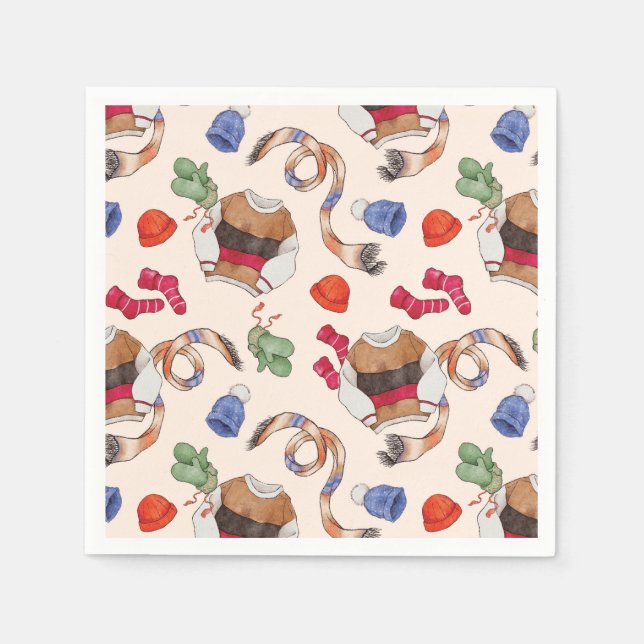 Guardanapo De Papel Joy tricô (Linen) - Nápoles (Frente)