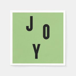 Guardanapo De Papel Joy typography