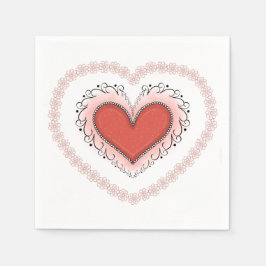 Guardanapo De Papel Joyful Heart Napkin