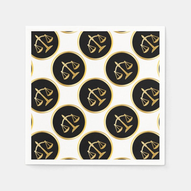 Guardanapo De Papel Juiz De Justiça Personaliza Destino (Frente)