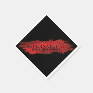 Guardanapo De Papel "Junte-se à Caça" - Lixo Vermelho sobrenatural