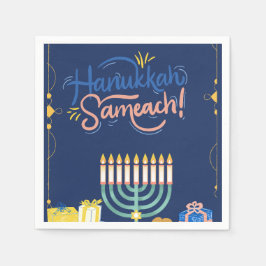 Guardanapo De Papel Junte-se a nós para uma Celebração Joyous Hanukkah