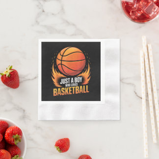Guardanapo De Papel Just A Boy Who Loves Basketball