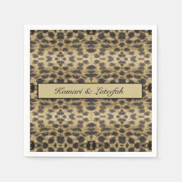 Guardanapo De Papel KaleidoCheetah, personalizado