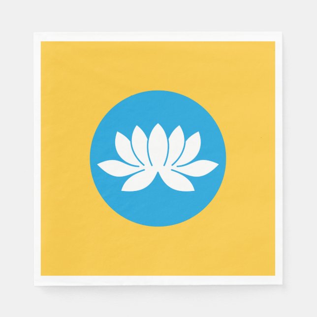 Guardanapo De Papel Kalmykia Flag (Frente)