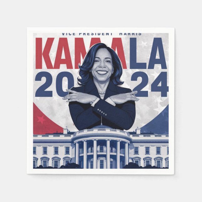 Guardanapo De Papel Kamala 2024 (Frente)