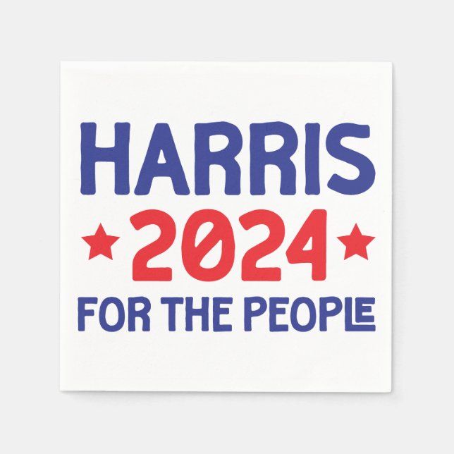 Guardanapo De Papel Kamala Harris (Frente)