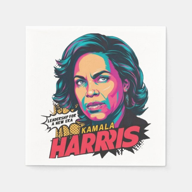 Guardanapo De Papel Kamala Harris (Frente)