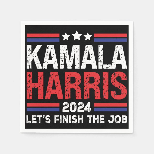 Guardanapo De Papel Kamala Harris (Frente)
