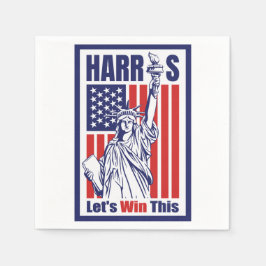 Guardanapo De Papel Kamala Harris