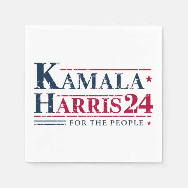 Guardanapo De Papel Kamala Harris (Frente)