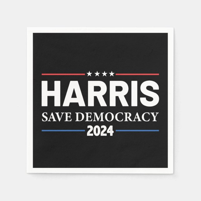 Guardanapo De Papel Kamala Harris (Frente)