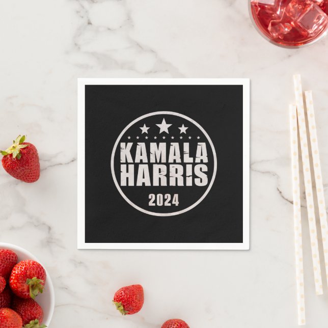 Guardanapo De Papel Kamala Harris 2024 Para Presidente Retro Eleição (Insitu)