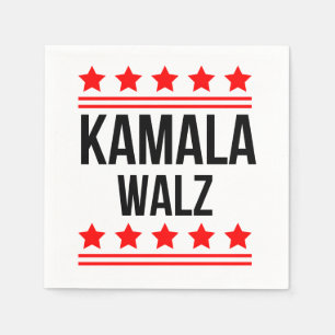 Guardanapo De Papel Kamala Harris E Tim Walz 2024