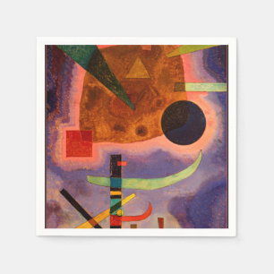 Guardanapo De Papel Kandinsky - Drei Elemente, abstrato