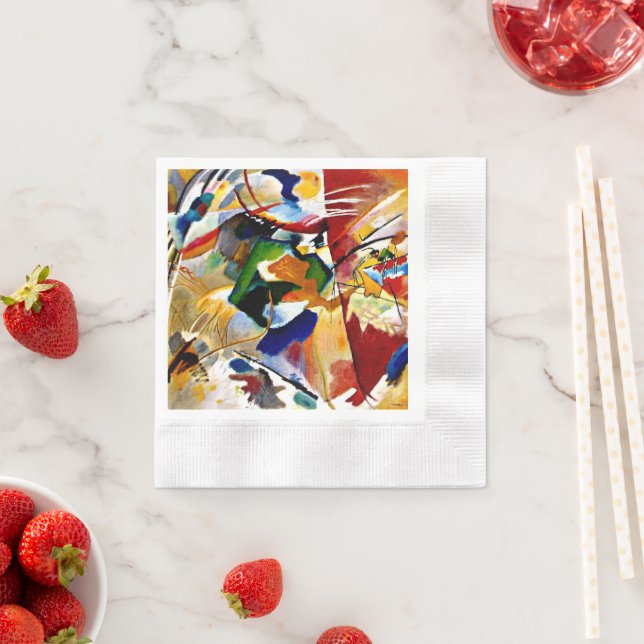 Guardanapo De Papel Kandinsky - Pintura com o Green Center (Insitu)