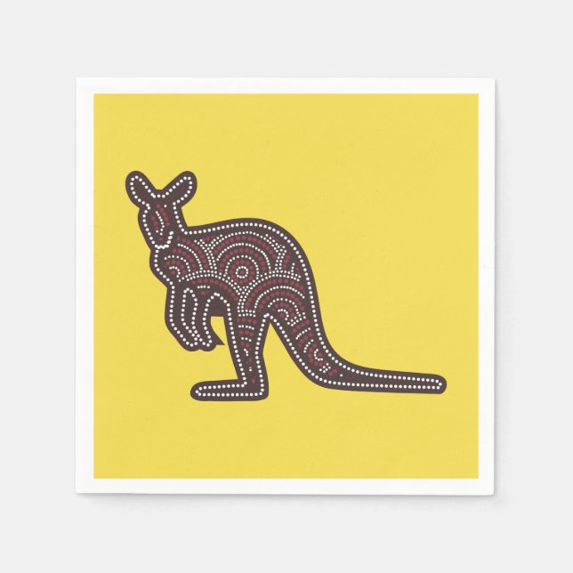 Guardanapo De Papel Kangaroo Mosaico (Frente)