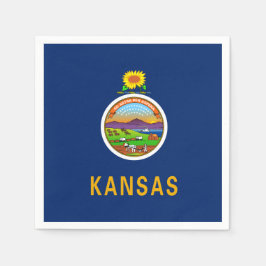 Guardanapo De Papel Kansan Flag, Flag of Kansas
