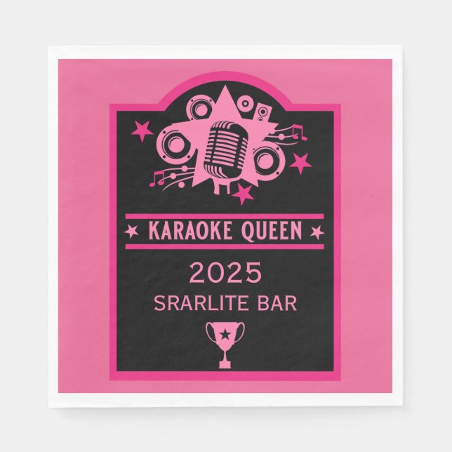 Guardanapo De Papel Karaoke Winner (Frente)