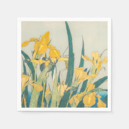 Guardanapo De Papel Katsushika Hokusai - Gafanhoto e Iris