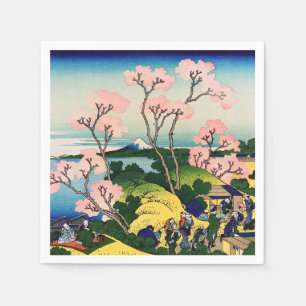 Guardanapo De Papel Katsushika Hokusai - Gotenyama, Tokaido, Shinagawa