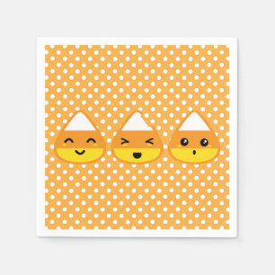 Guardanapo De Papel Kawaii Candy Corn Napkins