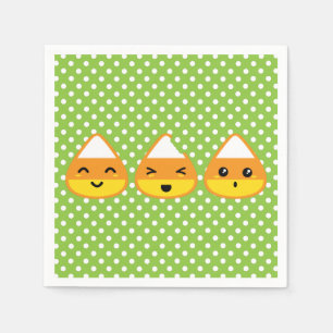 Guardanapo De Papel Kawaii Candy Corn Napkins