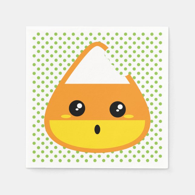 Guardanapo De Papel Kawaii Candy Corn Napkins (Frente)