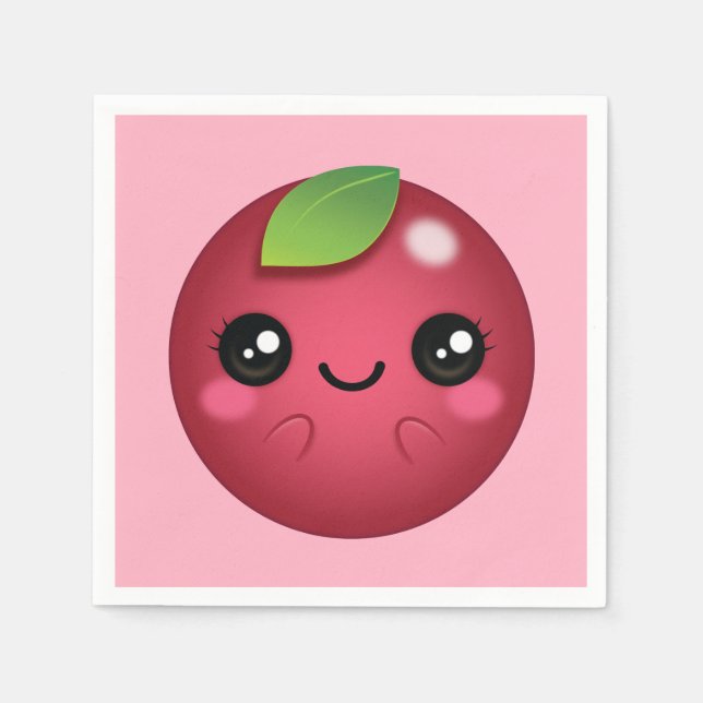 Guardanapo De Papel Kawaii Cranberry (Frente)