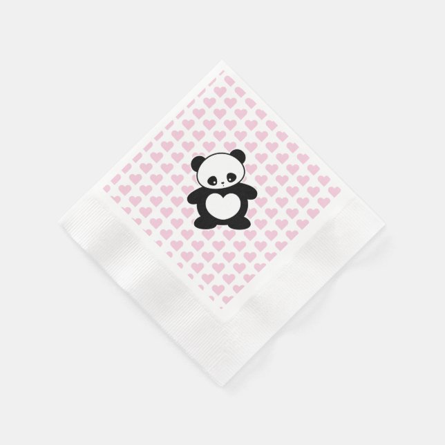Guardanapo De Papel Kawaii panda (Canto)