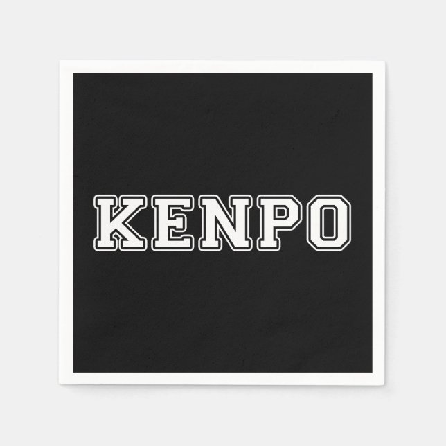 Guardanapo De Papel Kenpo (Frente)