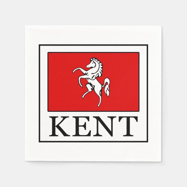 Guardanapo De Papel Kent County England (Frente)