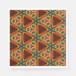 Guardanapo De Papel Kente Geométricos Kwanzaa Afrocentrismo