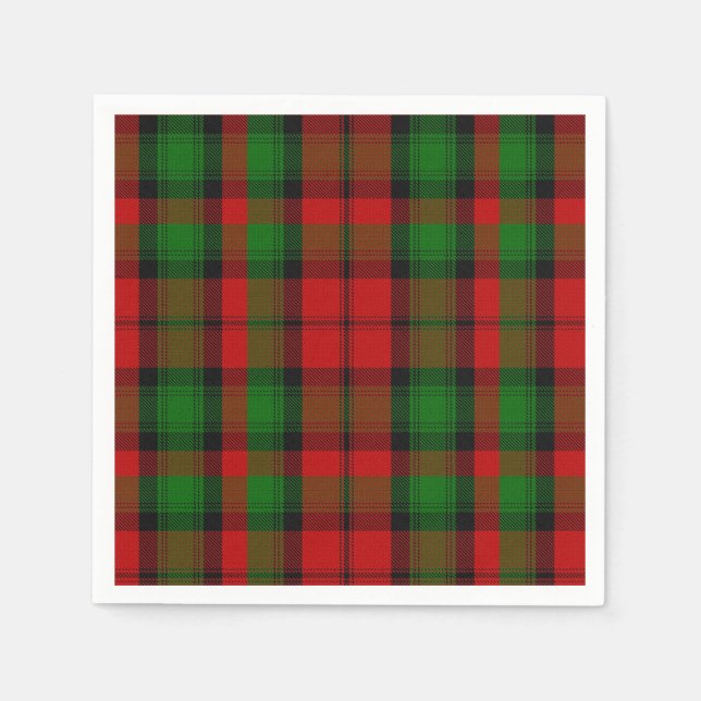 Guardanapo De Papel Kerr Clan Tartan - Xadrez Napkins (Frente)