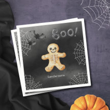 Kids Halloween Party Skeletrizou Papel Preto