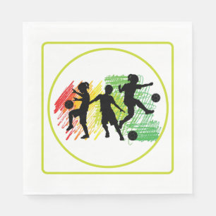 Guardanapo De Papel Kids Soccer Party