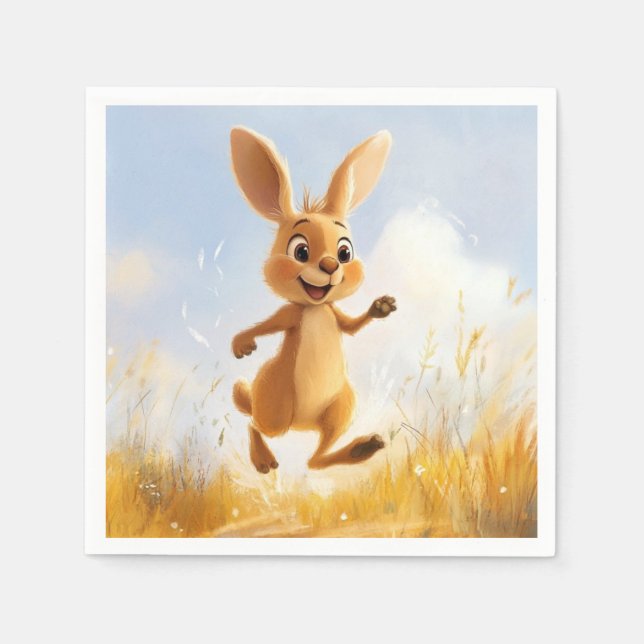 Guardanapo De Papel Kiki, o Bunny (Frente)