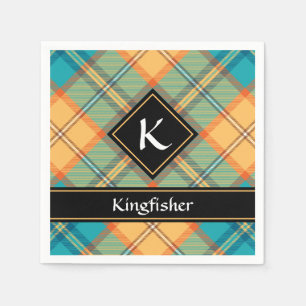 Guardanapo De Papel Kingfisher Tartan Napkins