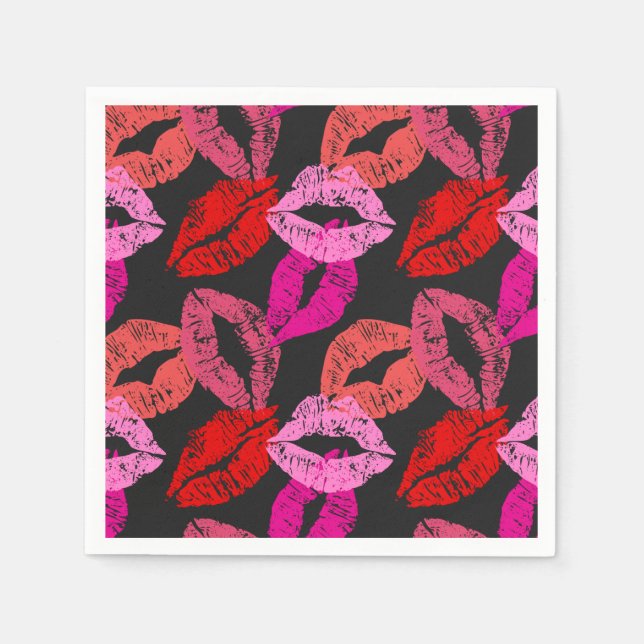 Guardanapo De Papel Kiss Mark (Frente)